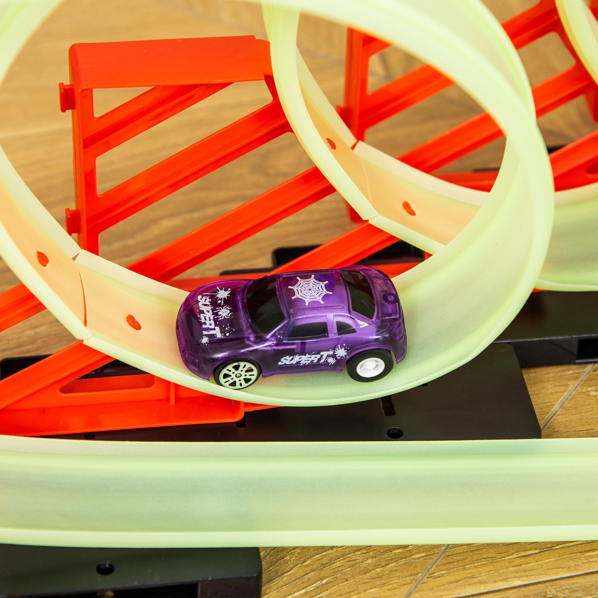 Track Builder Diy Loop Kit With Luminous Effect Spider Model Pull Back