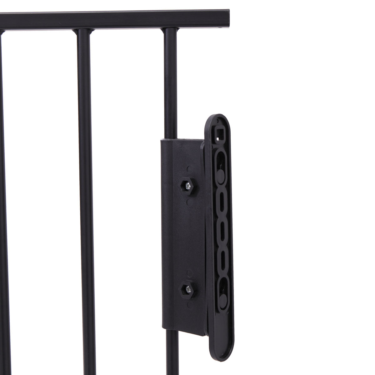 Fireplace Fence Black 5 Piece Set Black Metal