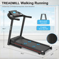 Fitshow App Home Foldable Treadmill With Incline, Folding Treadmill For Home Workout, Electric Walking Running Treadmill Machine 5