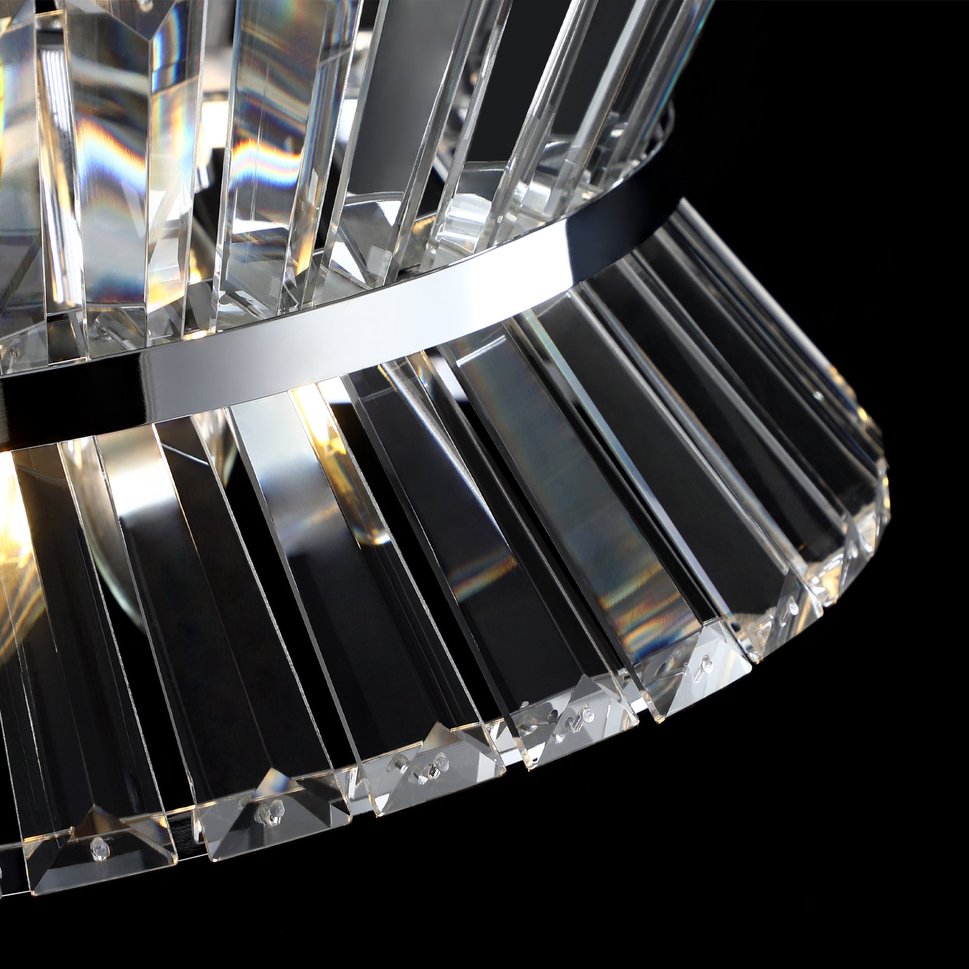 Modern Crystal Chandelier For Living Room Round Cristal Lamp Luxury Home Decor Light Fixture Transparent Modern Crystal