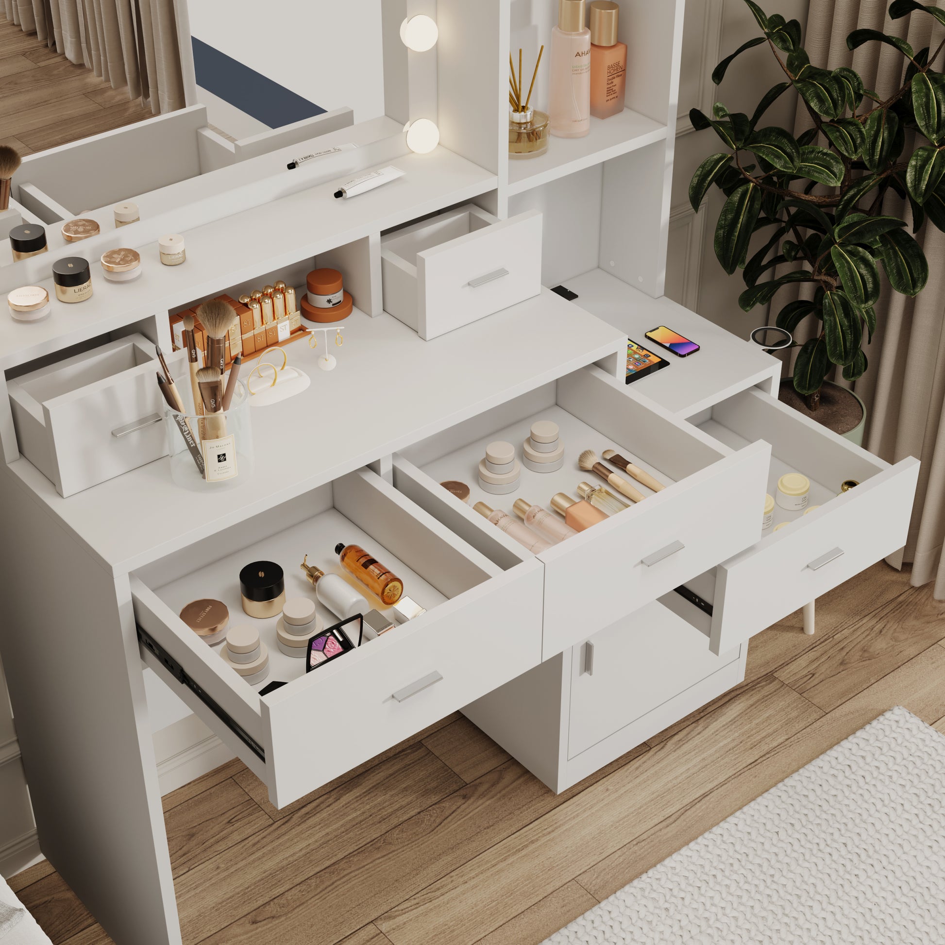 Newly Designed Smart Mirror Dressing Table With Drawers And Storage Ca Newly Designed Smart Mirror Dressing Table With Drawers And Storage Ca
