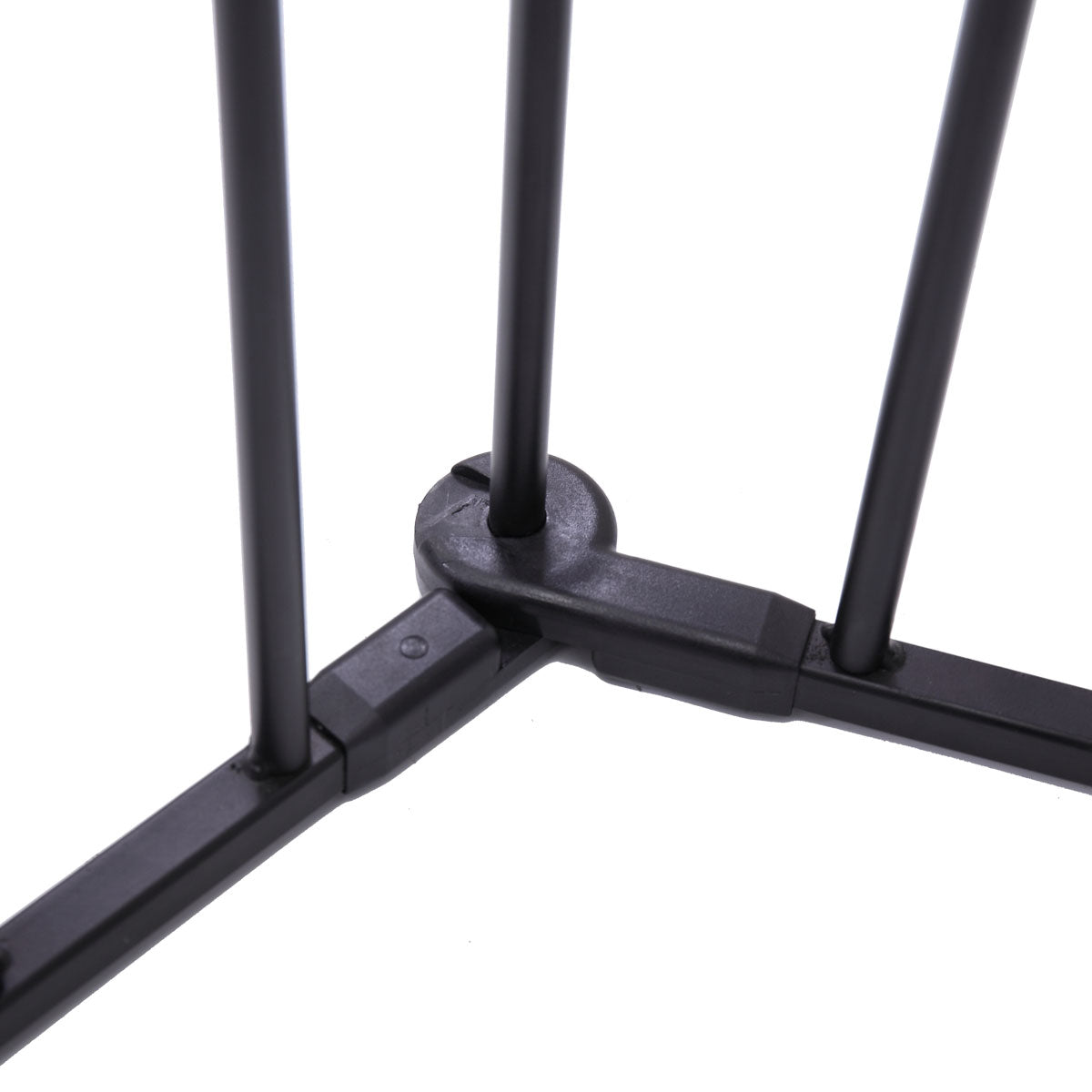 Fireplace Fence Black 5 Piece Set Black Metal