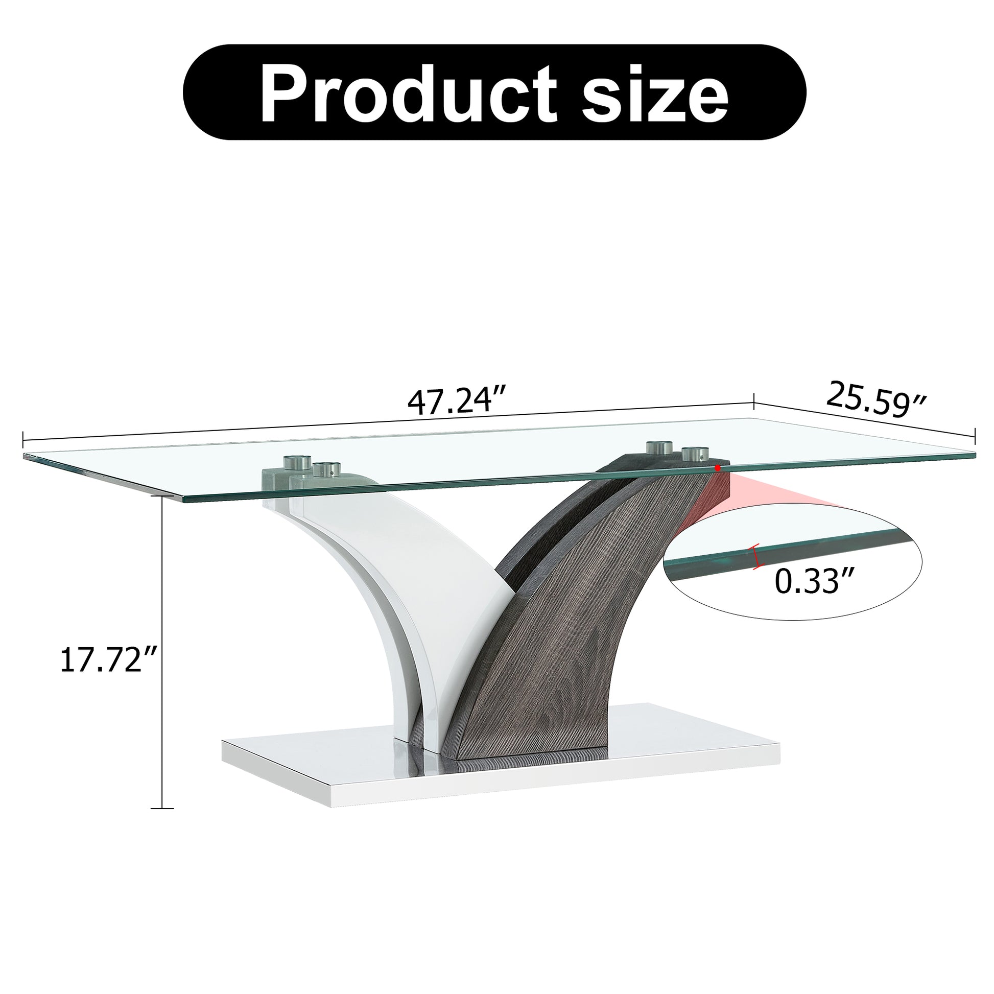 Modern Dining Table,Tea Table.Coffee Table. Tempered Glass Countertop, And Artistic Mdf Legs Are Perfect For Hosting Dinners, Conferences, Home, And Office Decorations.B 793 Transparent Glass