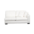 Concord Performance White Modular 4 Piece Sectional White Wood Polyester 6 Seat