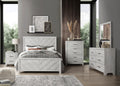 Denver Modern Style 5 Drawer Chest Made With Wood In Gray Gray Bedroom Modern Wood