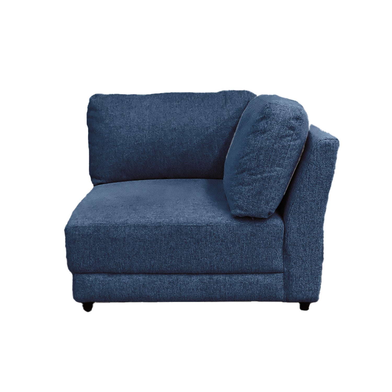 Summit Navy Modular Sectional 3 Seat Configuration Navy Wood Polyester 3 Seat