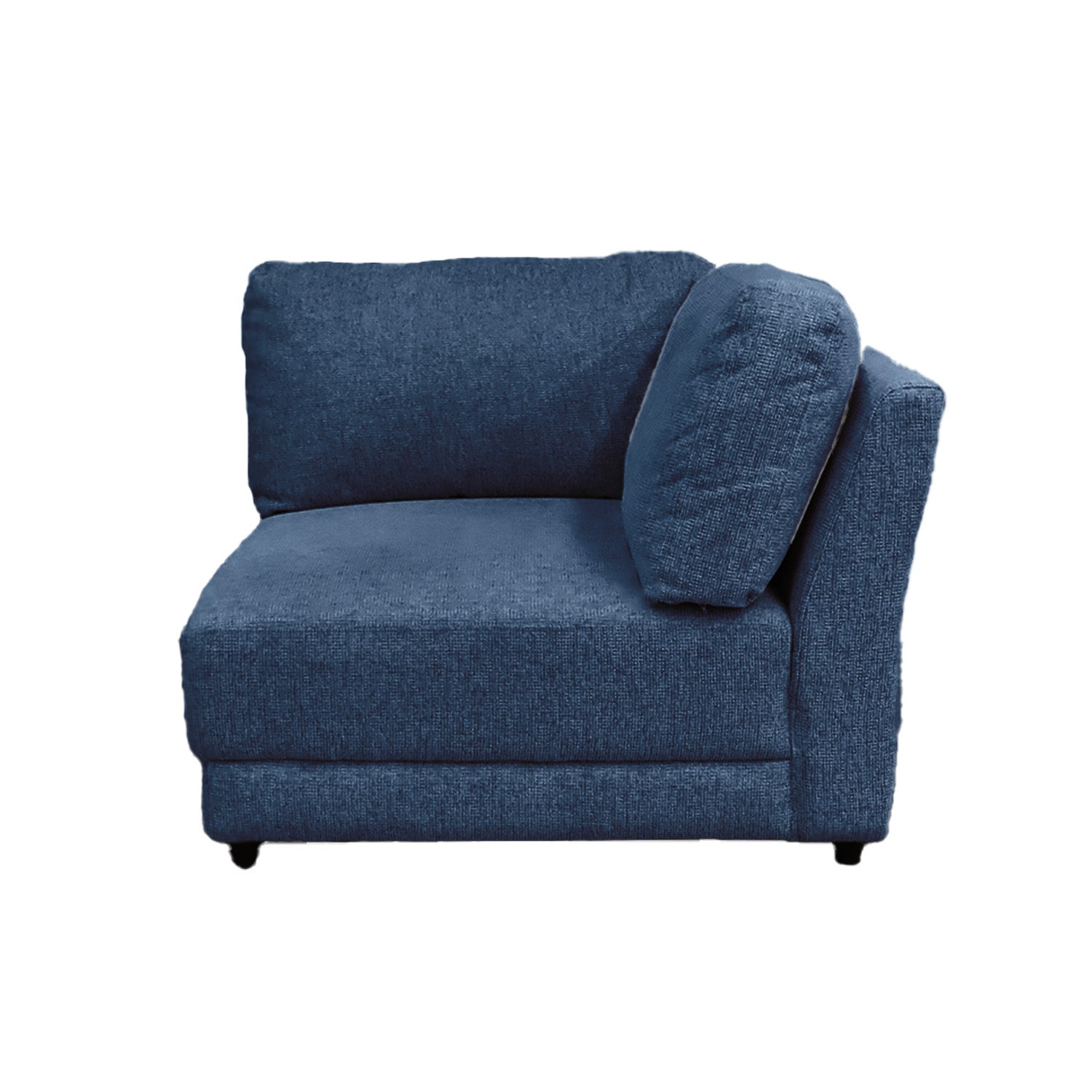 Summit Navy Modular Sectional 6 Seat Configuration Navy Wood Polyester 6 Seat