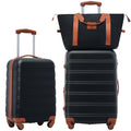 Hardshell Luggage Sets 2Pcs Bag Spinner Suitcase With Tsa Lock Lightweight 20