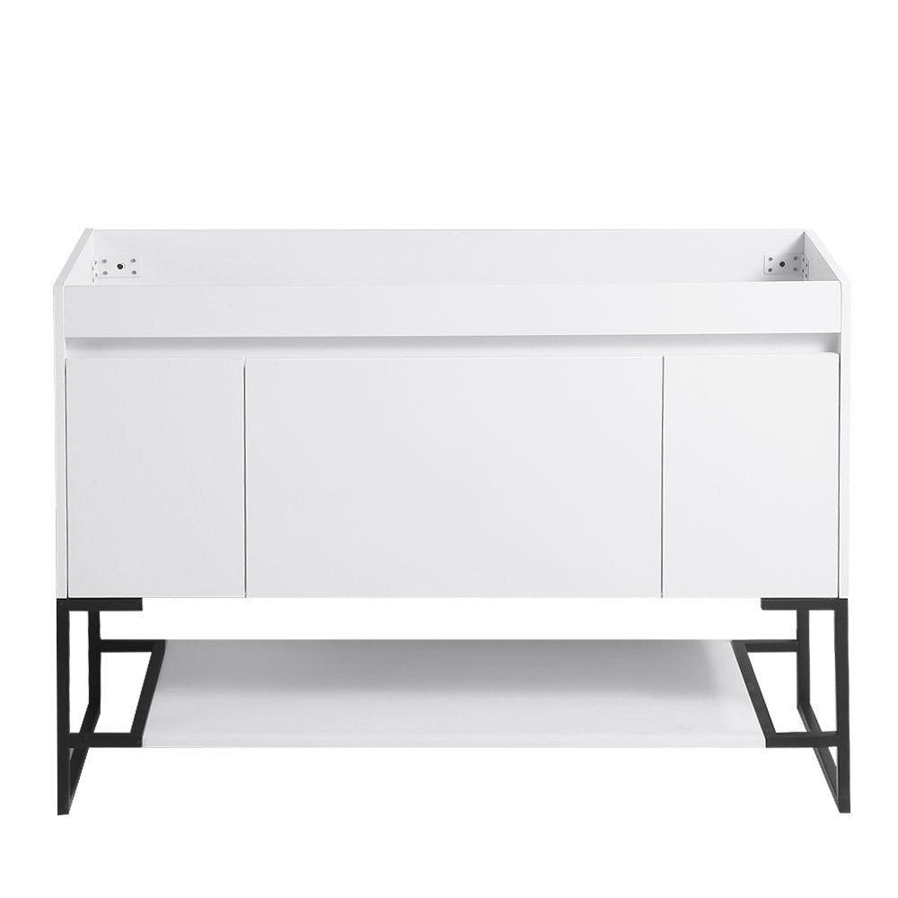 48" Bathroom Vanity with Sink,Bathroom Vanity Cabinet white-solid wood