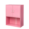 Wall Mounted Barber Shampoo Station Storage Cabinet Salon Beauty Spa Equipment For Barber Salon Shop Pink Mdf