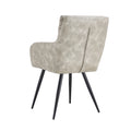 Light Gray Modern Pu Easy Cleaning Dining Chairs Set Of 2 Handy Comfortable Chairs Living Room Chairs Upholstered Chair With Black Metal Legs For Dining Room Kitchen Bedroom And Living Room Metal Solid Light Grey Dining Room Sponge Dry Clean Rectangular