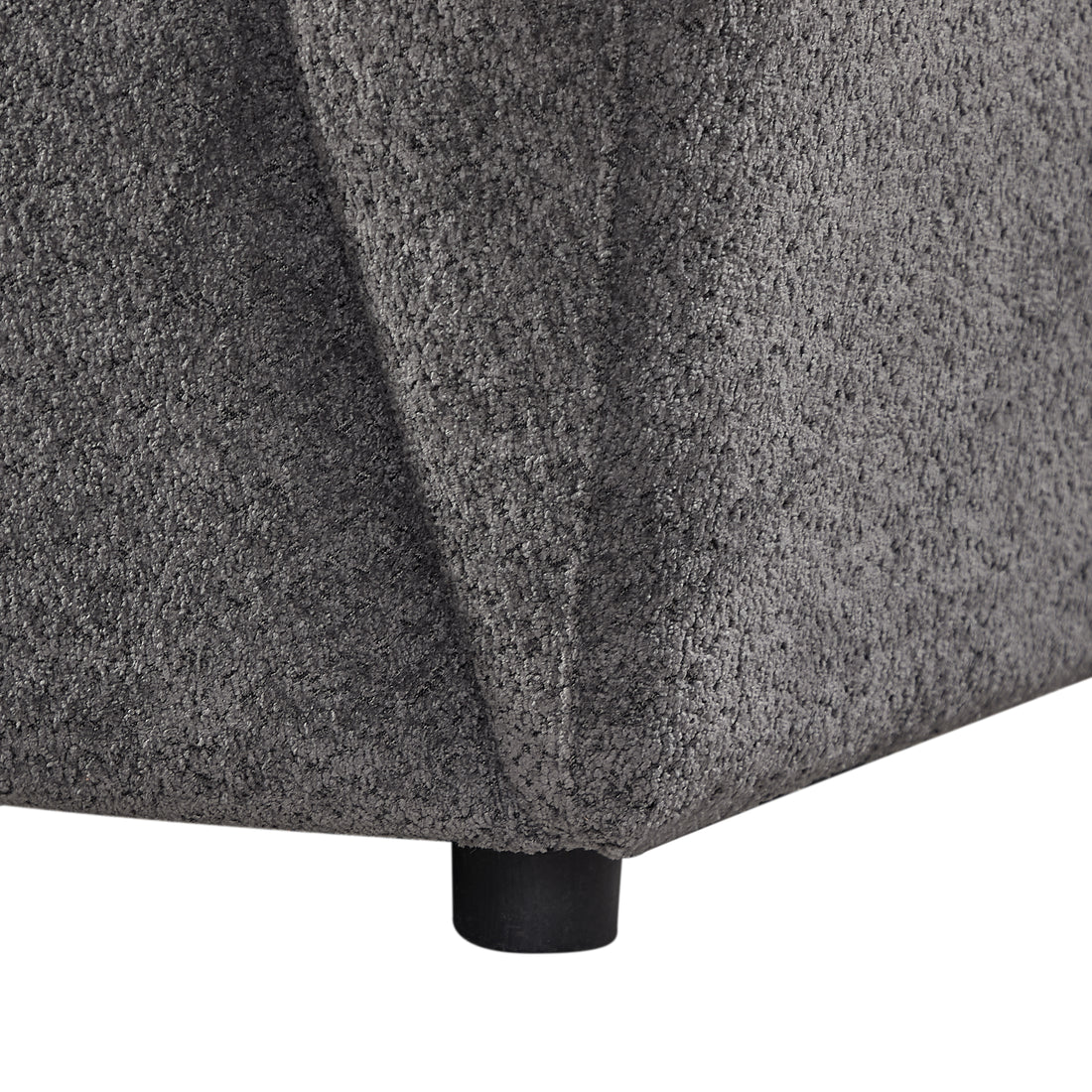 Liyasi Living Room Sofa Set With Luxury Boucle Fabric3 Seater Grey Polyester Wood Primary Living Space Eucalyptus Foam Fabric 3 Seat