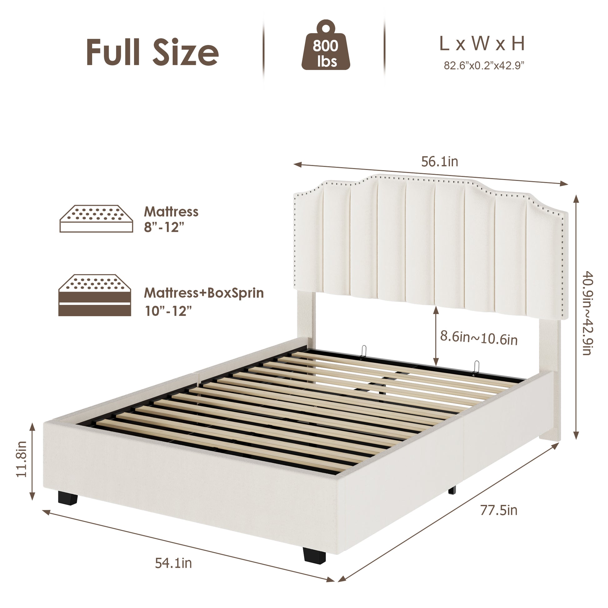 Lift Up Beige Velvet Full Size Bed Box Spring Not Required Full Beige Wood Light Brown Bedroom American Design Poplar Slat Beds Foam Velvet Upholstered