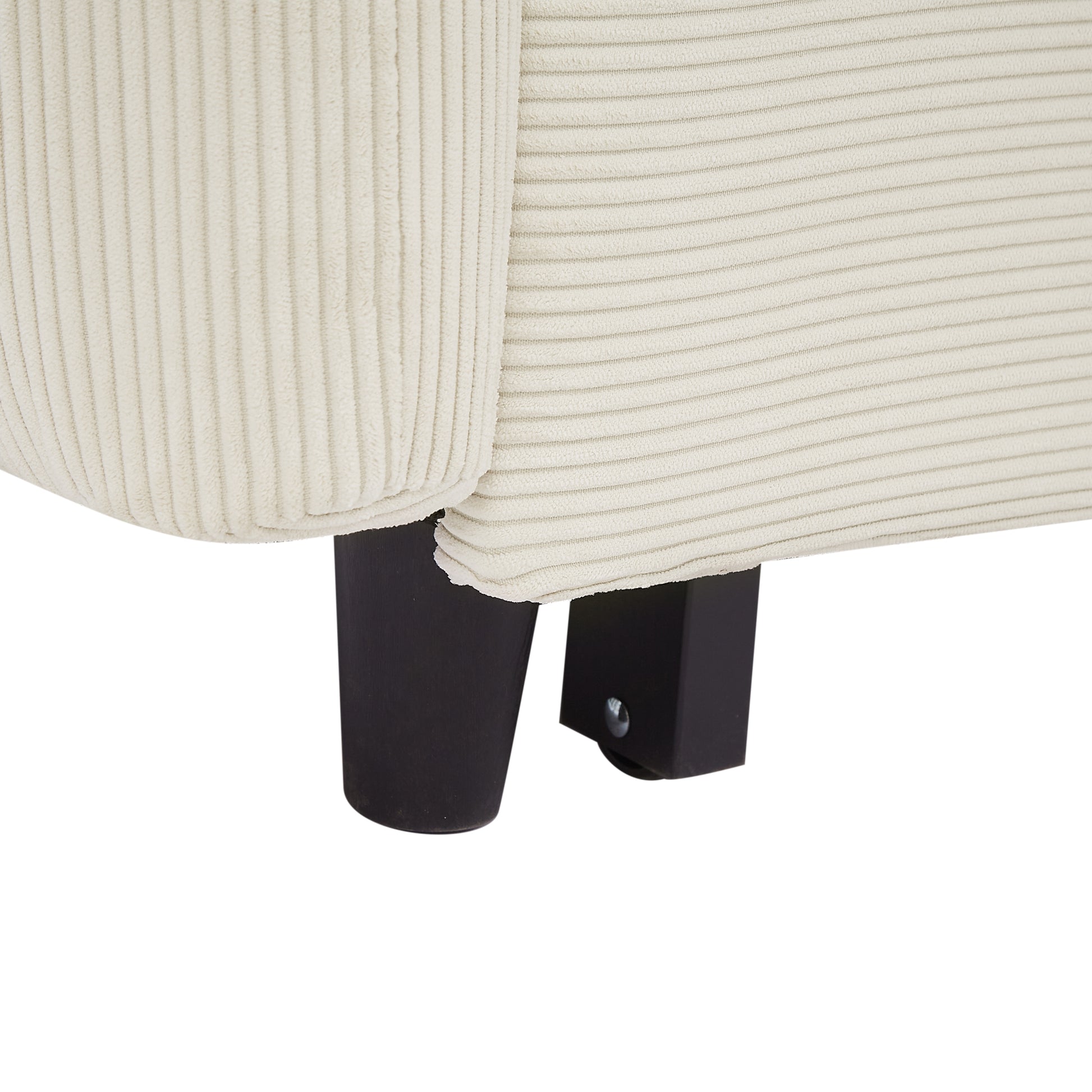 57.48" Pull Out Sofa Bed Convertible Couch 2 Seat Loveseat Sofa Modern Sleeper Sofa With Two Throw Pillows And Usb Ports For Living Room, Beige Old Sku:Wf317760Aaa Beige Foam Corduroy 2 Seat