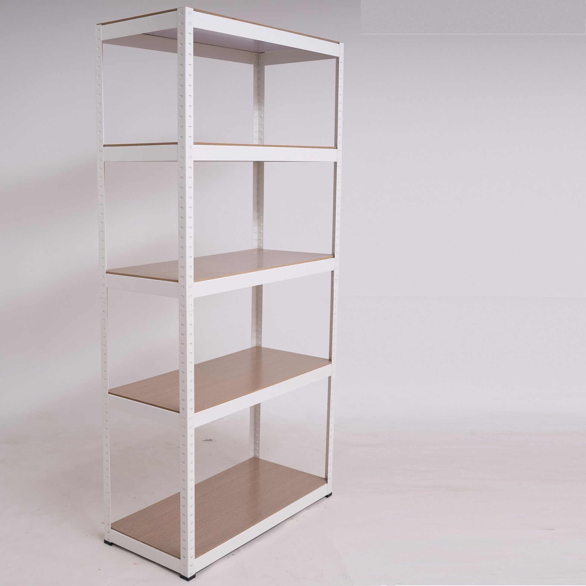 Storage Shelves 5 Tier Adjustable Garage Storage Shelving, Heavy Duty Metal Storage Utility Rack Shelf Unit For Warehouse Pantry Closet Kitchen, 23.6" X 15.7" X 47.2", White White Steel