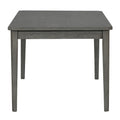 6 Piece Retro Dining Set, Minimalist Dining Table And 4 Upholstered Chairs & 1 Bench With A Shelf For Dining Room Dark Gray Dark Gray Mdf