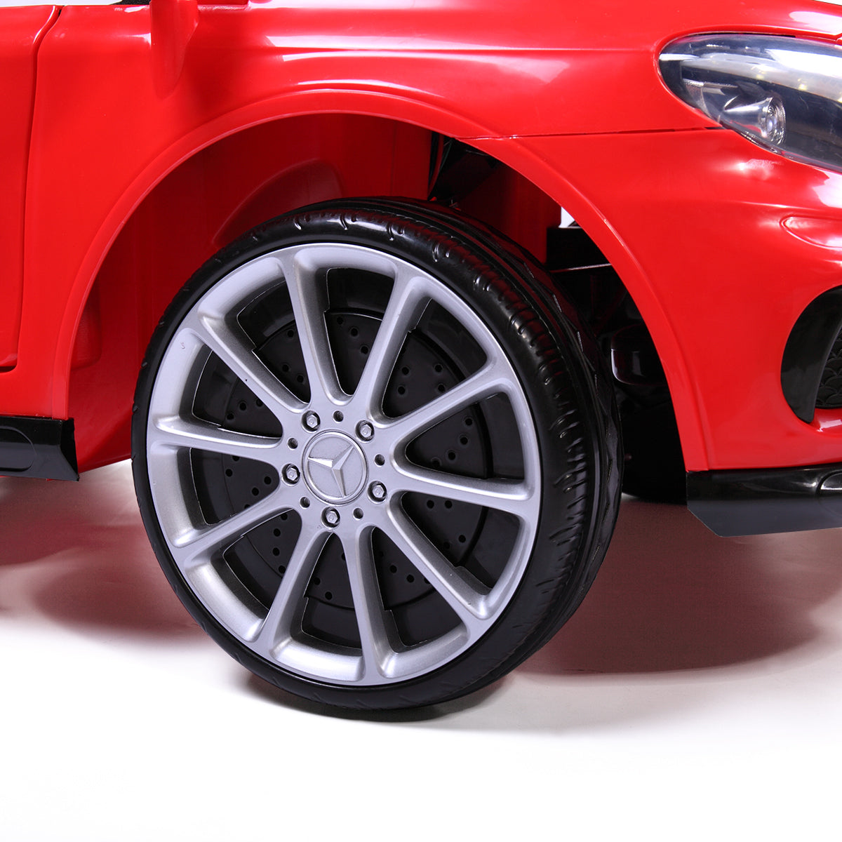 6V Licensed Mercedes Benz Amg Electric Vehicle, Kid Ride On Car With Parental Remote Control ,Mp3 Player Headlights Opening Doors For Children 3 8, Red Red Polypropylene