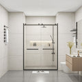 Semi frameless Double Sliding Glass Shower Doors,