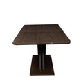 Multifunctional Extendable Console Table Grayish Brown Mdf