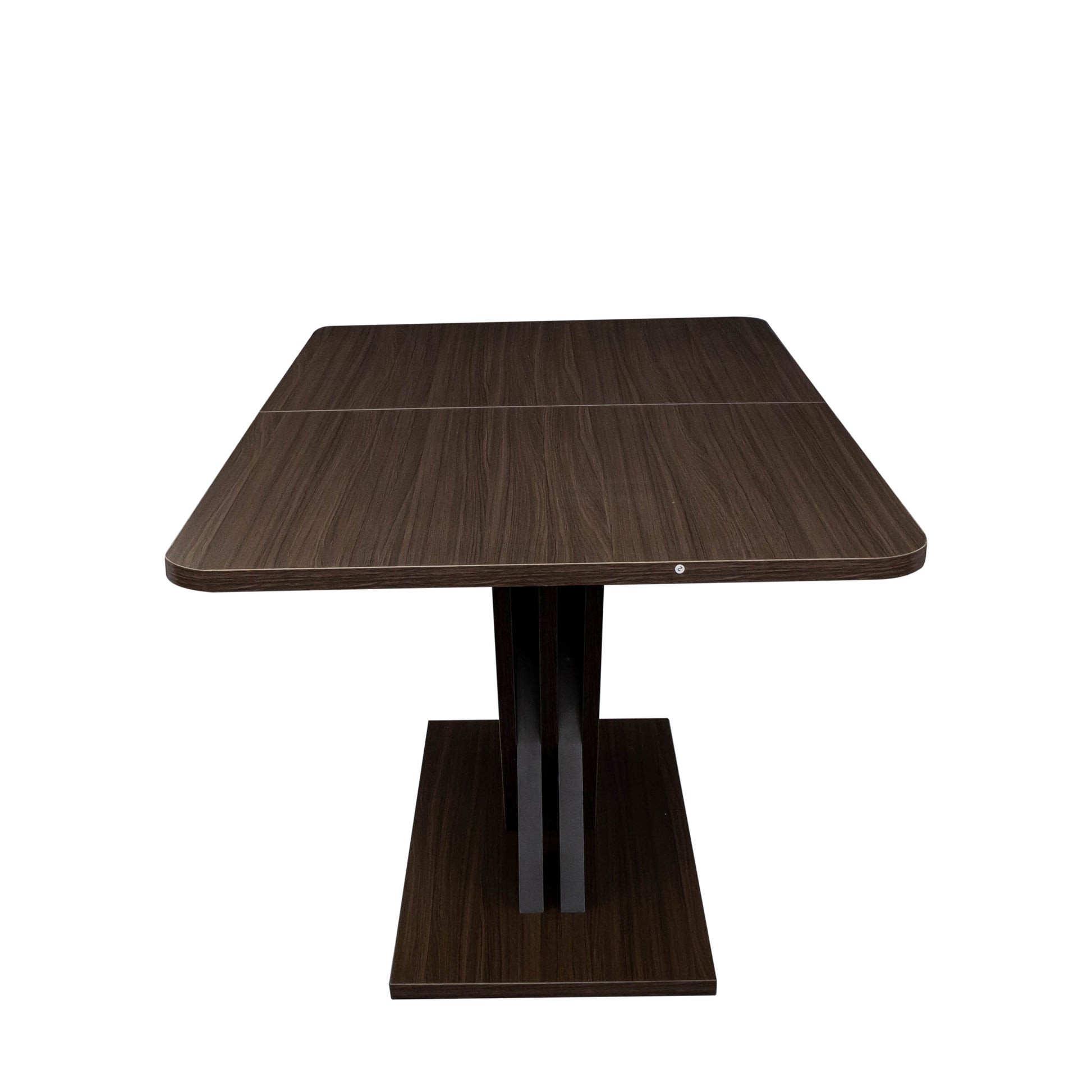 Multifunctional Extendable Console Table Grayish Brown Mdf