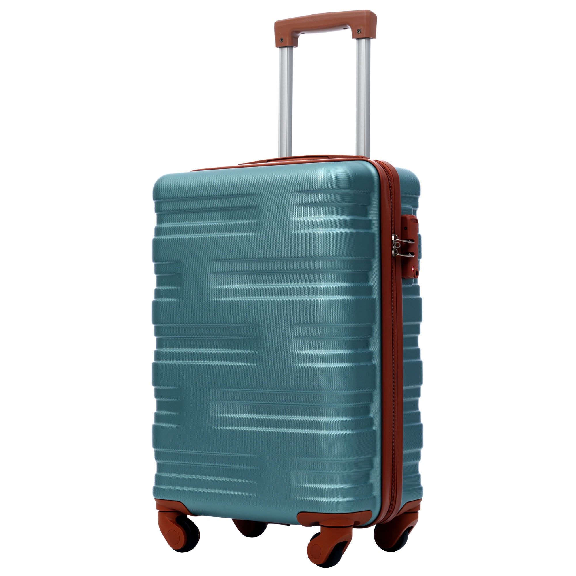 Merax Luggage with TSA Lock Spinner Wheels Hardside dusty green-abs