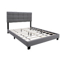 Gray Queen Size Adjustable Upholstered Bed Frame Stylish Collection Durable And Dirt Resistant, No Need For Bulky Innerspring Mattresses Box Spring Not Required Queen Gray Wood Espresso Bedroom Retro,Ultra Modern,Vintage Rubberwood Adjustable Bedbase