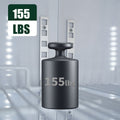 ORIKOOL Glass Door Merchandiser Refrigerator 19.3 black-steel