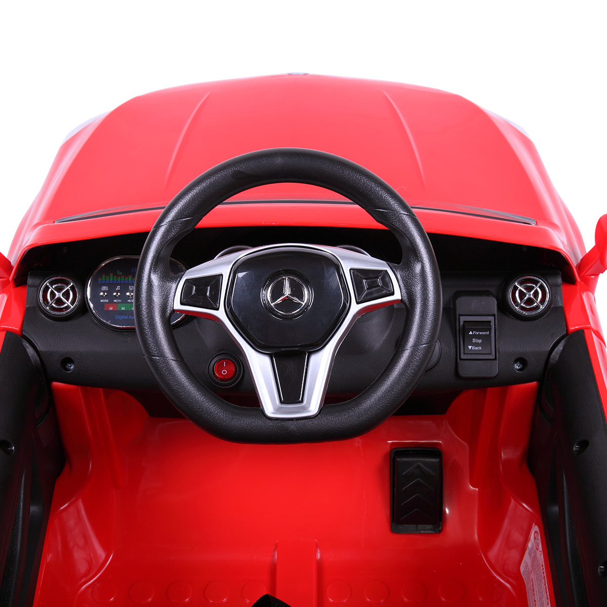 6V Licensed Mercedes Benz Amg Electric Vehicle, Kid Ride On Car With Parental Remote Control ,Mp3 Player Headlights Opening Doors For Children 3 8, Red Red Polypropylene