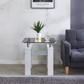 Clear Glass Top Side Table, 24