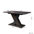 Multifunctional Extendable Console Table Marble Mdf