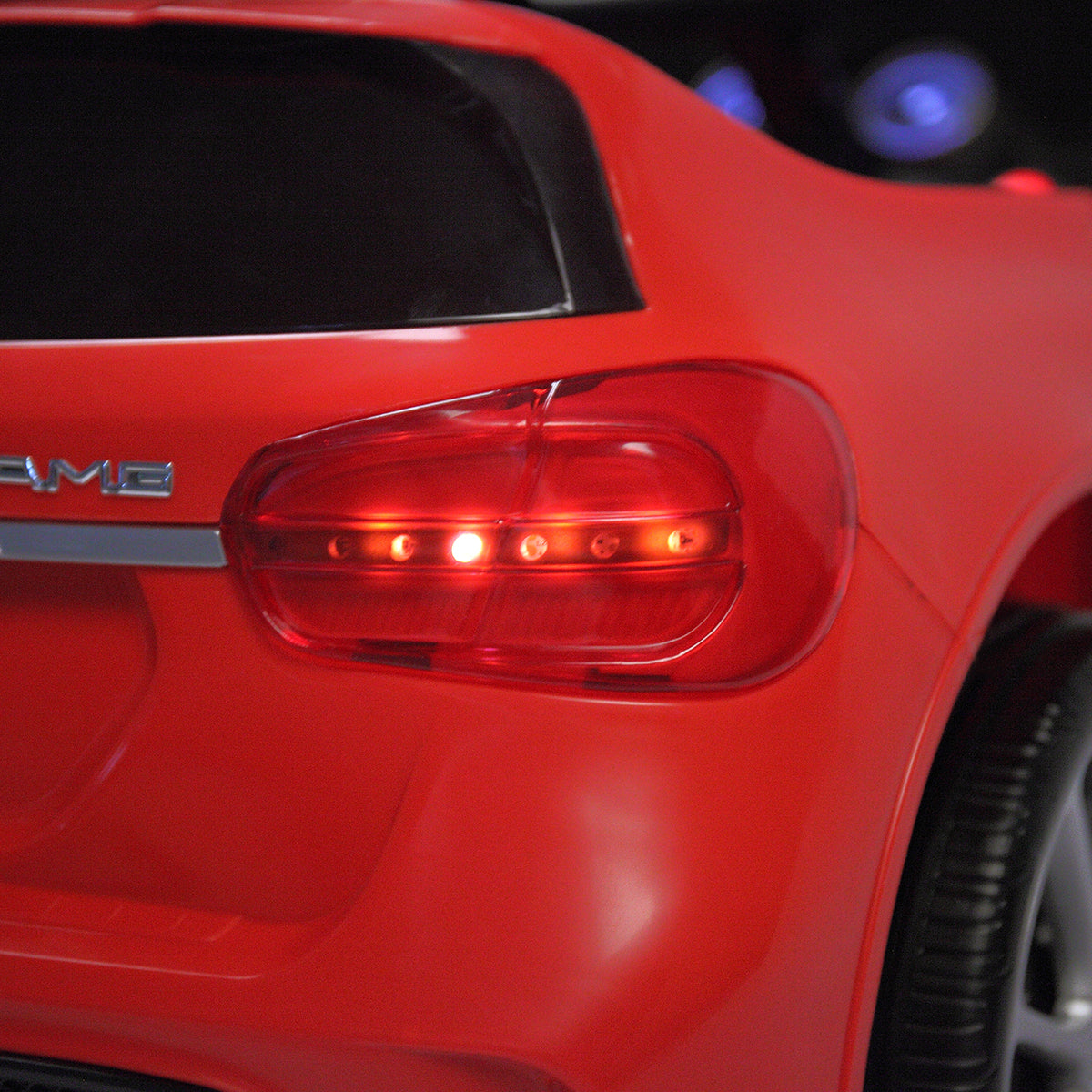 6V Licensed Mercedes Benz Amg Electric Vehicle, Kid Ride On Car With Parental Remote Control ,Mp3 Player Headlights Opening Doors For Children 3 8, Red Red Polypropylene