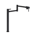 Pot Filler Faucet With Extension Shank Matte Black Brass