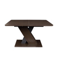 Multifunctional Extendable Console Table Grayish Brown Mdf