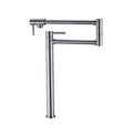 Pot Filler Faucet With Extension Shank Brushed Nickel Brass