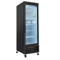 ORIKOOL Glass Door Merchandiser Refrigerator 19.2 black-steel