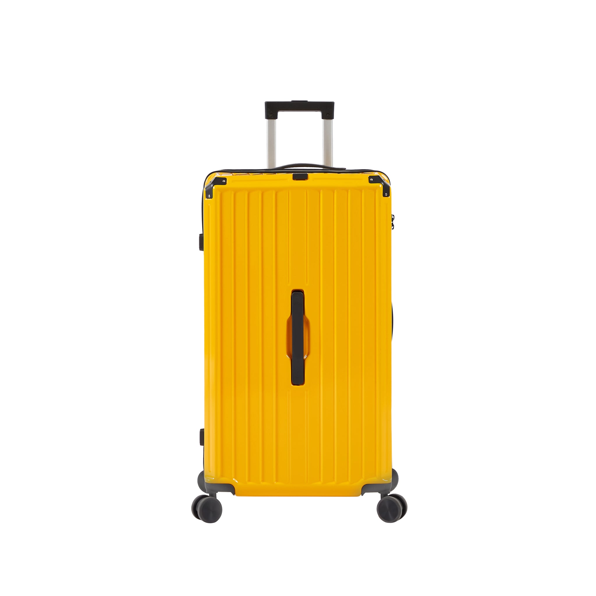Luggage Set 4 pcs 20" 24" 29" Travel Bag , PC ABS yellow-abs+pc