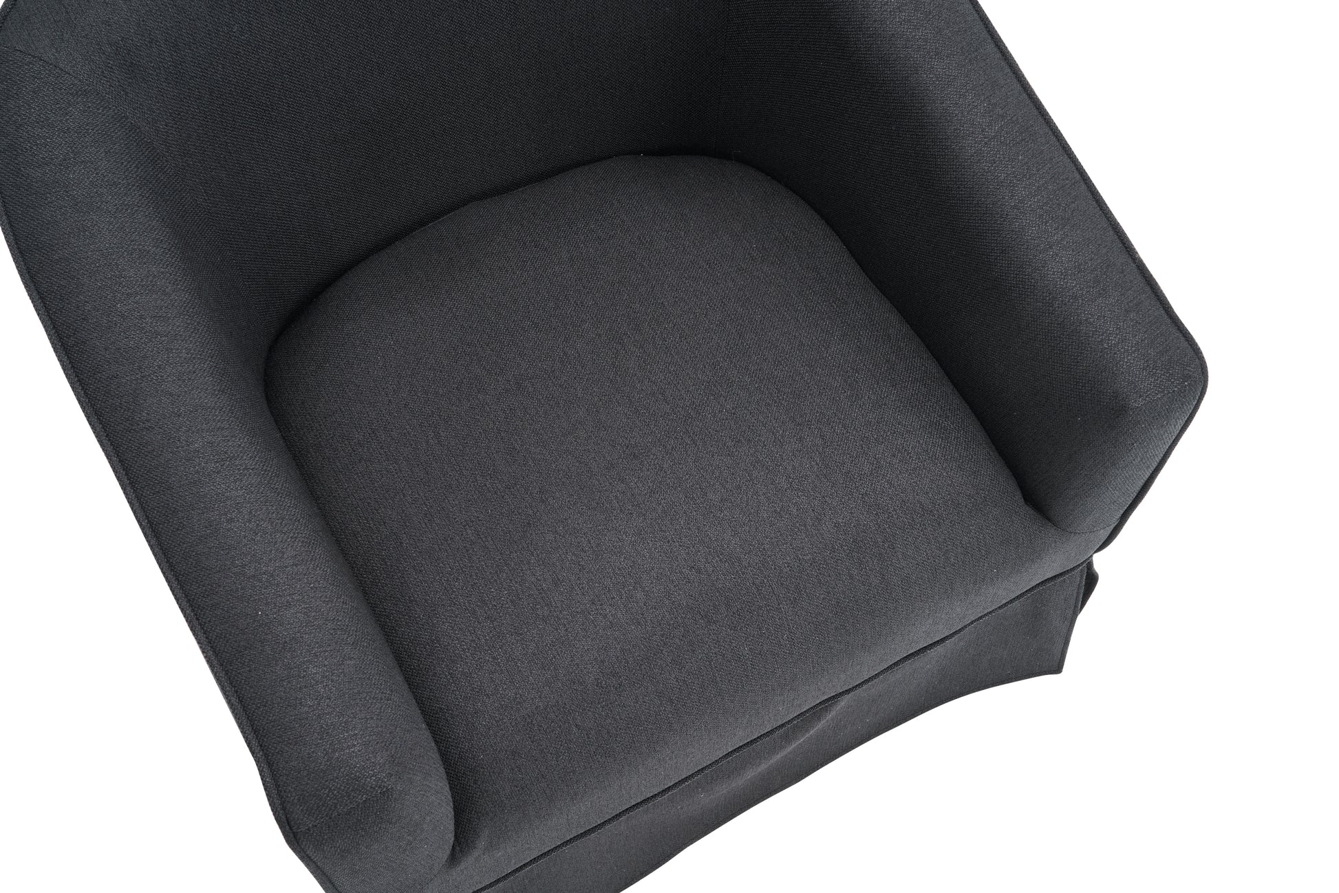 Swivel Barrel Chair With Ottoman, Swivel Accent Chairs Armchair For Living Room, Reading Chairs For Bedroom Comfy, Round Barrel Chairs With Black Metal Base Black Black Primary Living Space Modern Linen