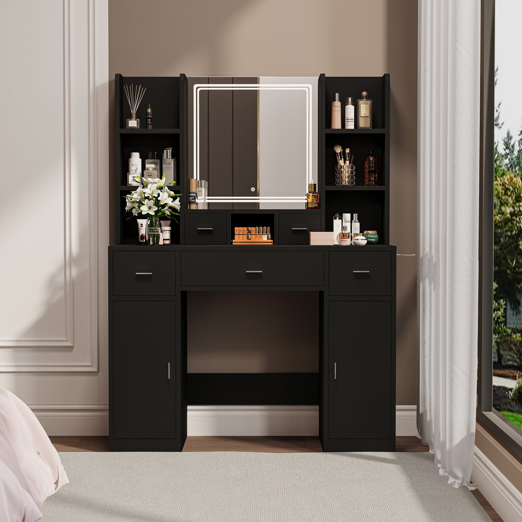 Newly Designed Smart Mirror Dressing Table With Drawers And Storage Ca Newly Designed Smart Mirror Dressing Table With Drawers And Storage Ca