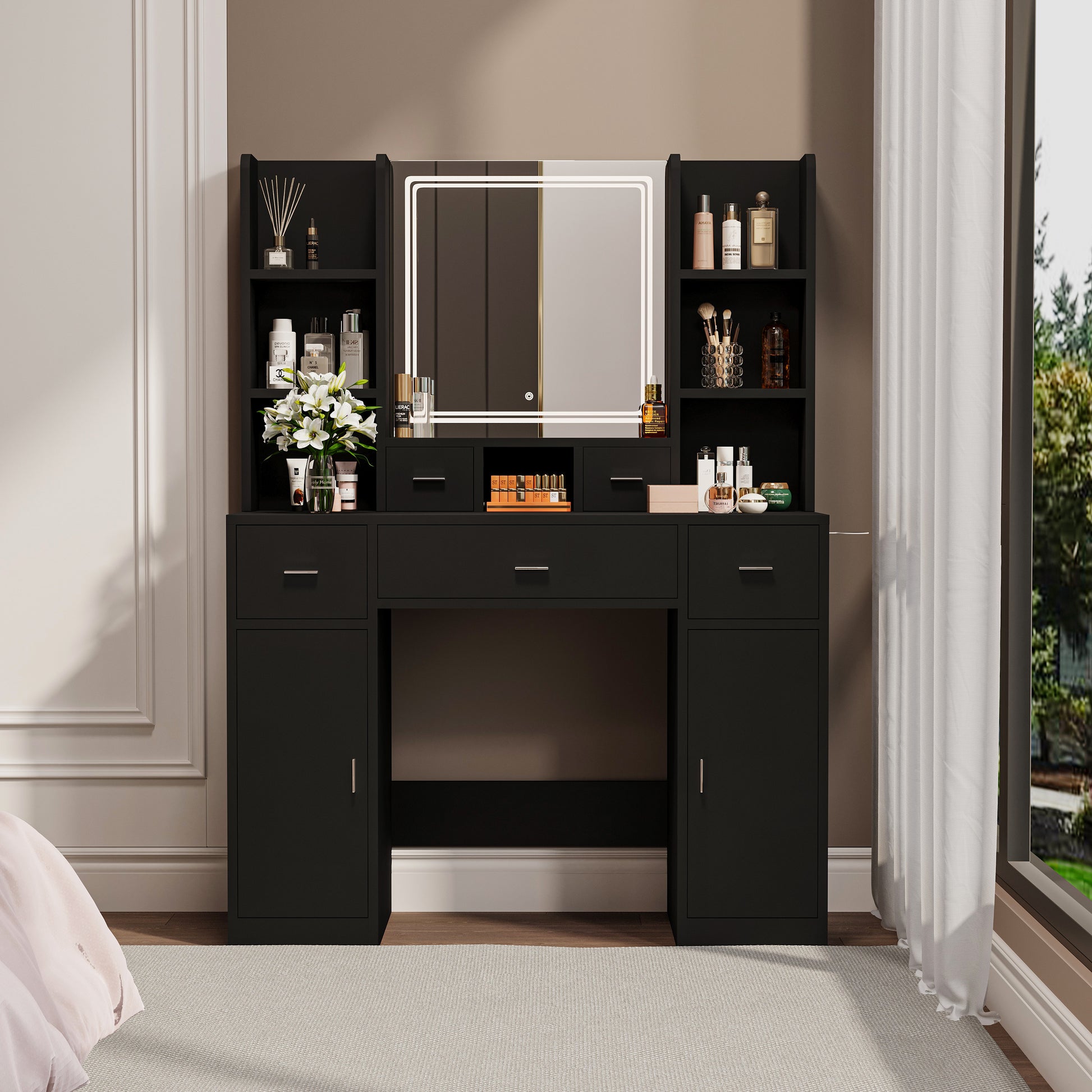 Newly Designed Smart Mirror Dressing Table With Drawers And Storage Ca Newly Designed Smart Mirror Dressing Table With Drawers And Storage Ca