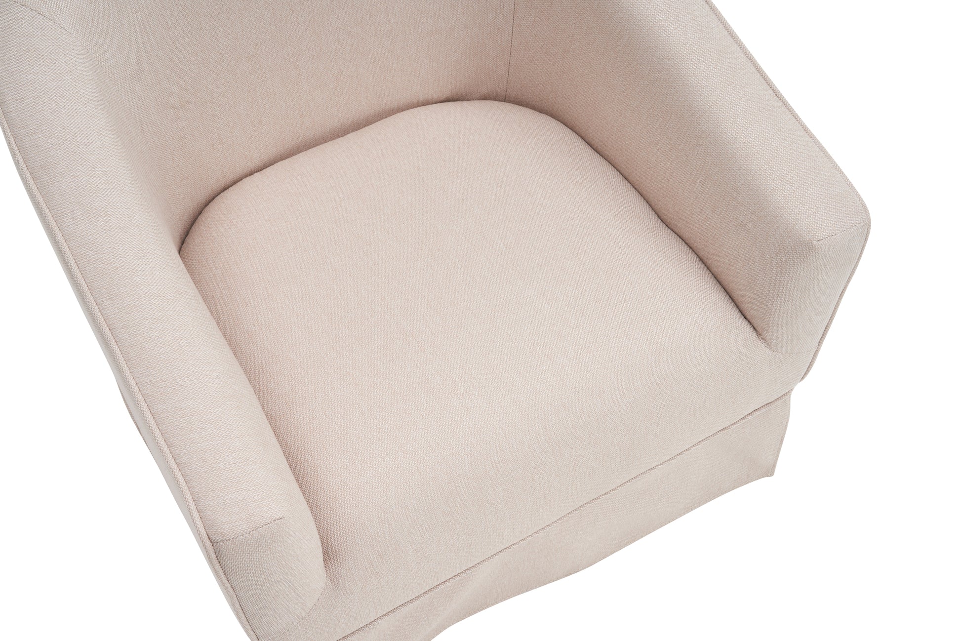 Swivel Barrel Chair With Ottoman, Swivel Accent Chairs Armchair For Living Room, Reading Chairs For Bedroom Comfy, Round Barrel Chairs With Black Metal Base Beige Beige Primary Living Space Modern Linen