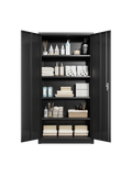 Steel Storage Cabinet Filing Cabinets Black Office Metal