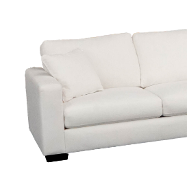 Concord Performance White Modular 4 Piece Sectional White Wood Polyester 6 Seat