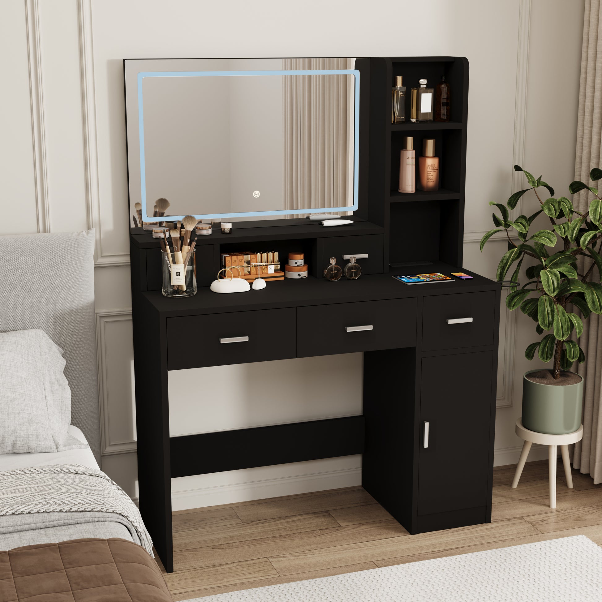 Newly Designed Smart Mirror Dressing Table With Drawers And Storage Ca Newly Designed Smart Mirror Dressing Table With Drawers And Storage Ca
