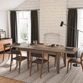 Dining Tableextendable Kitchen Table Dark Oak Mdf