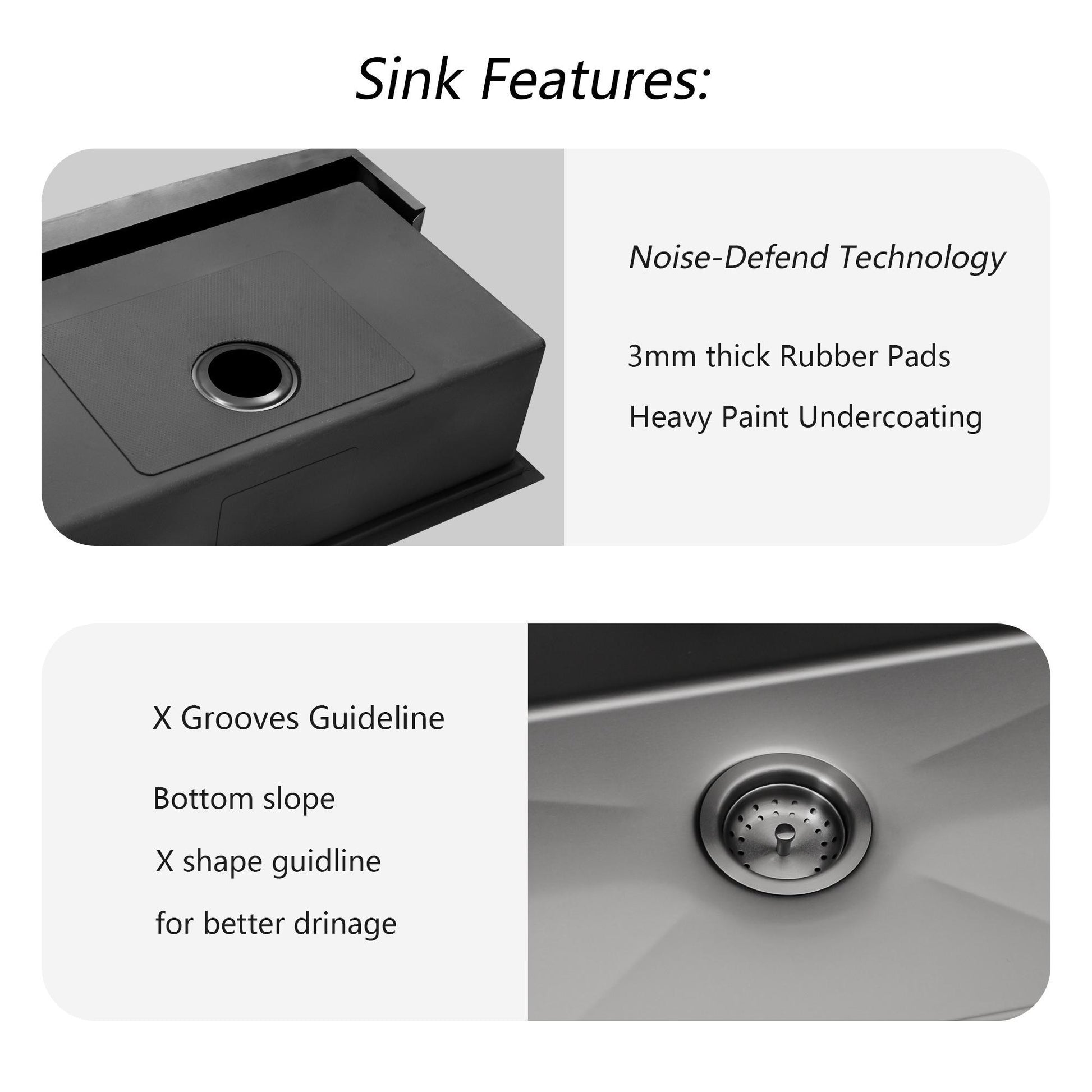 33 Black Farmhouse Sink 33 X 22 Inches Apron Front Workstation Gunmetal Black Stainless Steel 16 Gauge Stainless Single Bowl Farm Kitchen Sink Gunmetal Black Stainless Steel