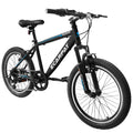 A20215 Kids Bicycle 20 Inch Kids Montain Bike Gear Shimano 7 Speed Bike For Boys And Girls Black Blue Steel