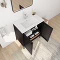 30 Inch Freestanding Bathroom Vanity With Ceramic SInk black-2-bathroom-freestanding-modern-steel