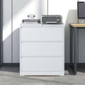 Lateral File Cabinet 3 Drawer, White Filing Cabinet With Lock, Lockable File Cabinet For Home Office, Locking Metal File Cabinet For Legal Letter A4 F4 Size Filing Cabinets 3 4 Drawers White Office Drawers Included Modern Metal Metal