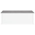 White And Weathered Grey 3 Drawer Storage Grey Gray Primary Living Space Traditional Poplar Drawer Wood