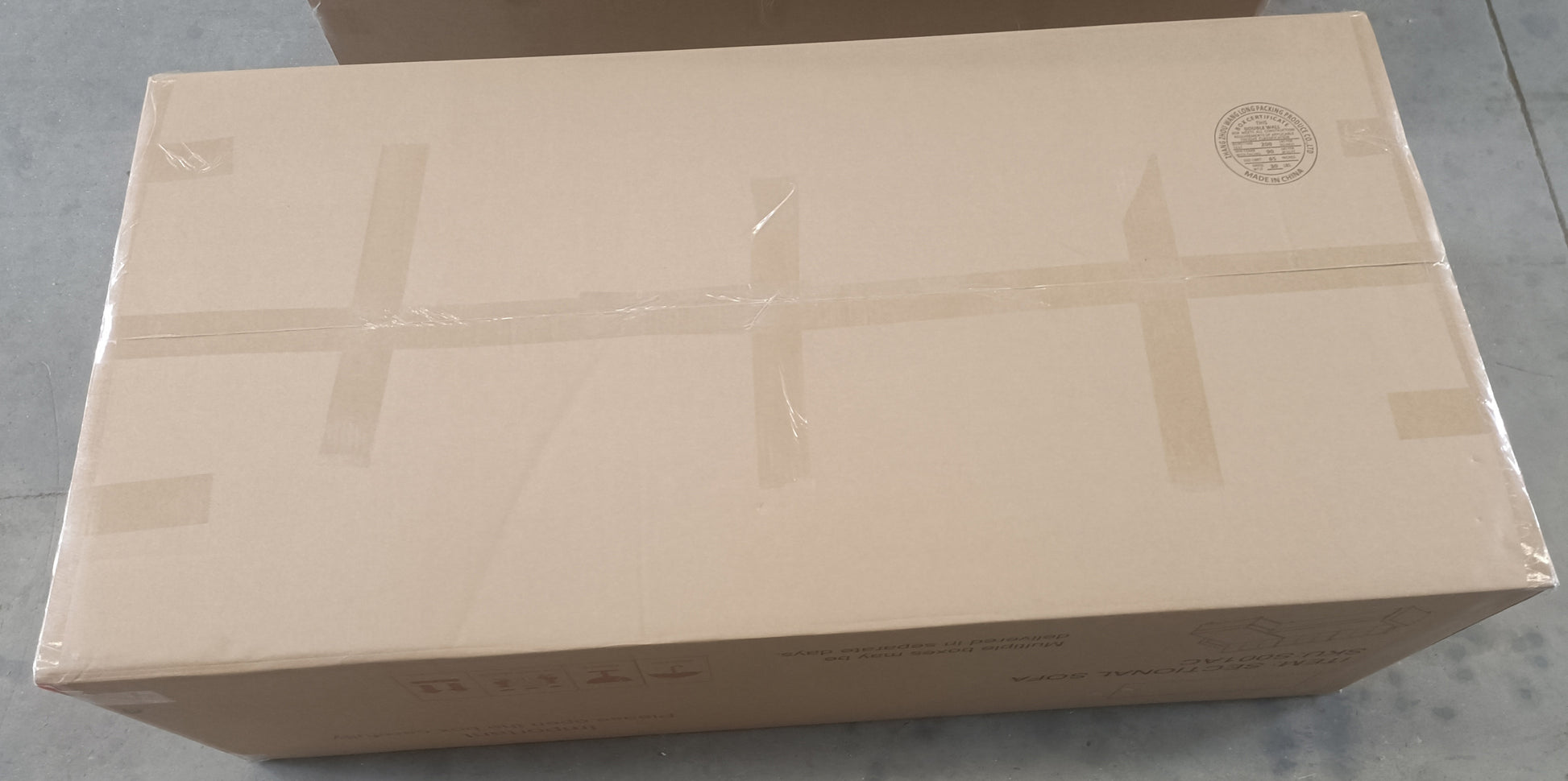 Upholstered Pull Out Sectional Sofa With Storage Chaise, Convertible Corner Couch, Light Grey Wooden Handrail Light Grey Wood Medium Soft Pillow Back Modern Square Arms Linen 3 Seat